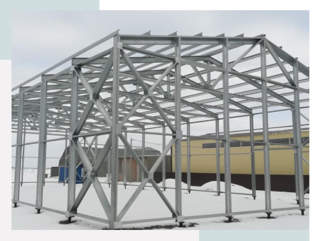 Каркасные ангары в Кохме
