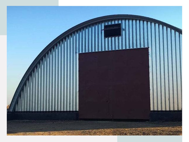Бескаркасные ангары в Кохме