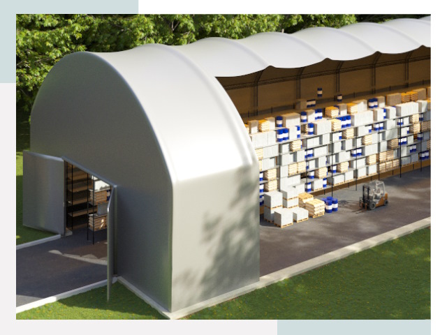 Тентовые ангары в Кохме