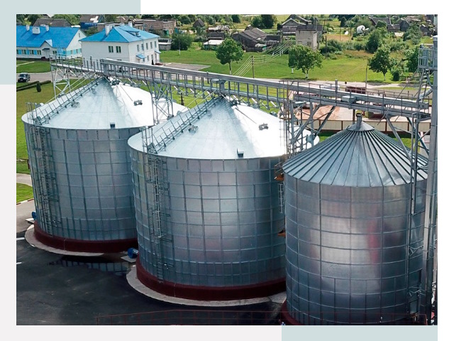 Металлические силосы в Кохме