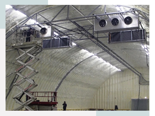 Оснащение ангаров в Кохме